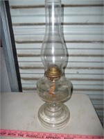 Vintage Glass Hurricane Lamp / Oil Lamp