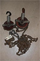2 Piece Chain Hoist- 1000 Lbs