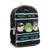 Squishmallows 17 Laptop Backpack  Black