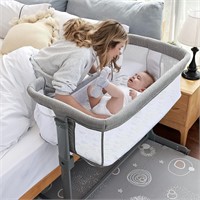 2-in-1 Baby Bassinet & Bedside Sleeper