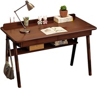 47 Walnut Mid-Century Modern Writing Desk