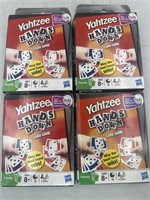 NEW Lot of 4- Yahtzee Hands Down Card Game