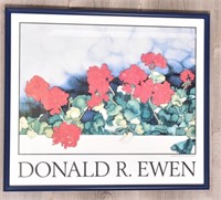 Print of Cannon Beach Geraniums by Donald R. Ewen