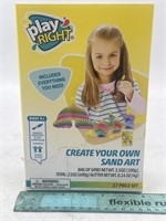 NEW Play Right Create Your Own Sand Art