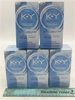 NEW Lot of 5- KY Me & You Condoms
