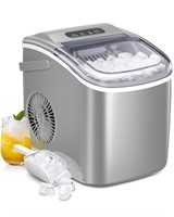 AGLUCKY Ice Maker 26Lbs/24H  9 Cubes in 8 Mins