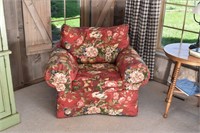 Floral Over-Stuffed Chair
