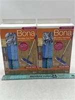 NEW Lot of 2-3ct  Bona MicroFiber Pad Pack