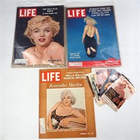 Lot of 3 Vintage Marilyn Monroe Life Magazines