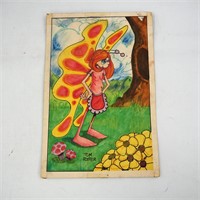 Tom Foster Pastel & Gouache/Marker Fairy Drawing