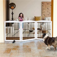 Foldable Indoor Dog Fence-3 Panels 60W x 24'H