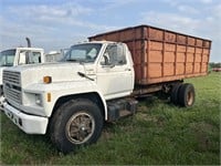 341. 1990 Ford Chass. Grain Truck