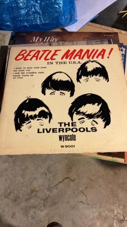 (78)  vintage records, including, Beatles  Elvis,