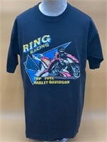 Vintage Harley Top Fuel Ring Racing L Shirt