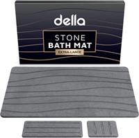 Diatomite Bath Mat  Dark Gray  31.5x19.7 XL