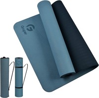 Yoga Mat Non-Slip  Grey/Black  0.24*24*72in
