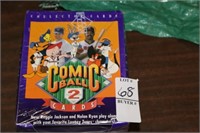 BOX OF COMIC BASEBALL CARDS