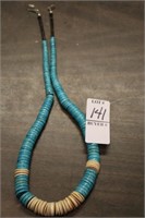 SW HISHI AND TURQUOISE NECKLACE