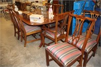 VINTAGE DINNING ROOM SET WITH 8 CHAIRS AND TWO