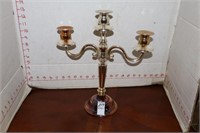 SILVER PLATE CANDLE HOLDER