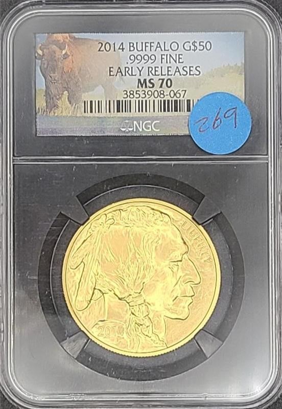 2014 Gold Buffalo $50 Coin