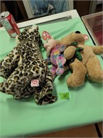 3 Ty Beanie babys October, No name, Beary Merry