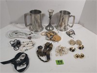Lot of jewelery Silver cups