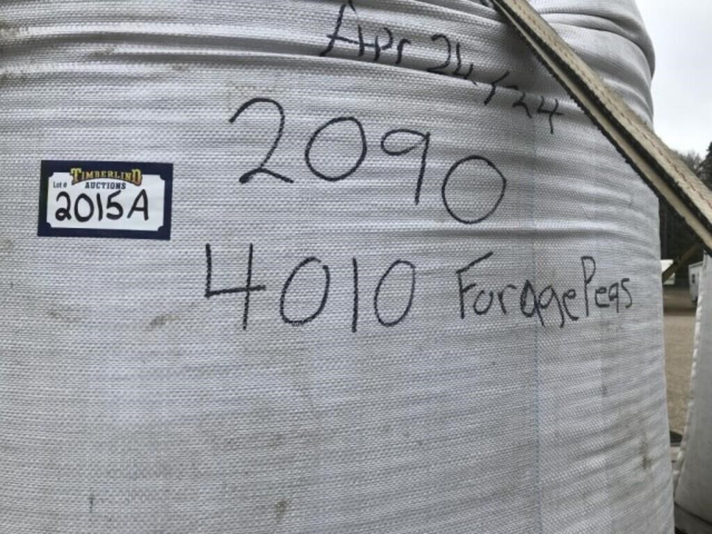 Tote of 4010 Forage Peas (2,090 lbs)