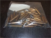empty brass rifle reloading shells  30-06? 40 pc