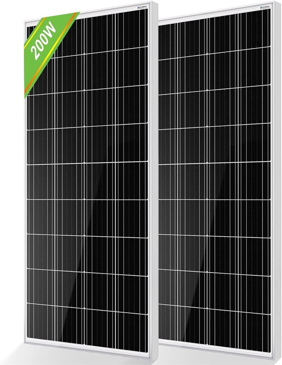 2Pack 12V 100w solar panel