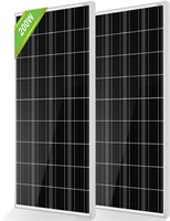 2Pack 12V 100w solar panel