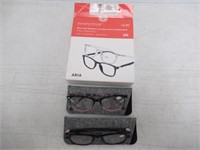 2-Pk +2.00/+1.50 Innovative Eyewear - Aria Blue