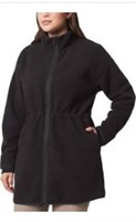 Mondetta Women's Sherpa Fleece Jacket, Black, SM