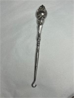 Victorian Sterling Button Hook