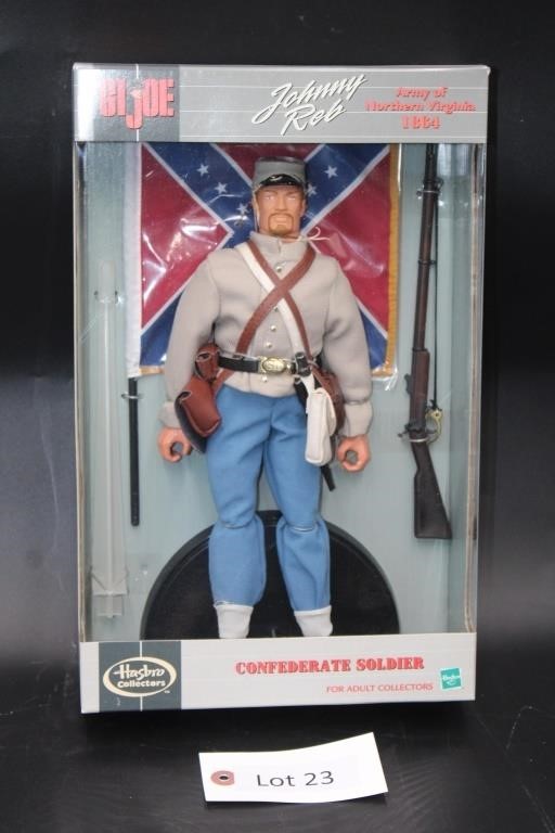 GI Joe Johnny Rob Confederate Soldier Doll