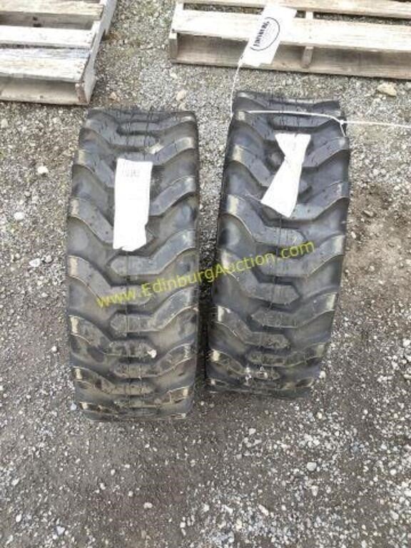 d1 two new skid steer tires 28x8.50-15 titan