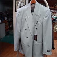 42" Chest 35" Waste 2 pc 100% Virgin Wool Suit