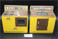 Vintage Gabriel Metal Mini Kitchen Appliances
