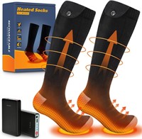 NEW $50 Heated Socks, Rechargeable (Sz6-13)