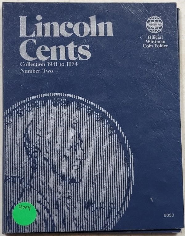 1941-1974 LINCOLN CENT BOOK
