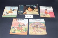 (5) Assorted American Indian Children Books