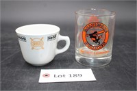 Homer Laughlin USA Orioles Cup & 1983 Champs Cup