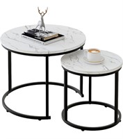 ($99) aboxoo Round Nesting Coffee Table