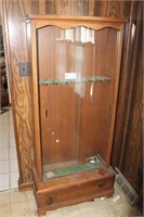 Wooden Glass Front Gun Cabinet