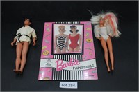 1976 Barbie, Paper Dolls & 1990 Hasbro Doll