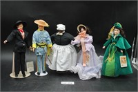 (5) Gone With The Wind Character Dolls