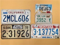 Vintage Western States Car & Motorcycle Plates
