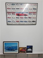 Automobile posters corvette and more