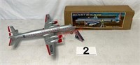 Vintage American Airlines Tin Toy Plane