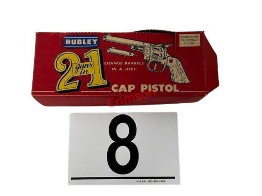 Hubley 2 Guns in 1 Cap Pistol